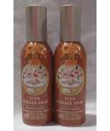 WB Bath &amp; Body Works Concentrated Room Spray Lot Set of 2 ICED GINGER SNAP - $47.67 CAD