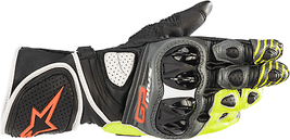 ALPINESTARS GP Plus R v2 Gloves - Metallic Gray/Black/Fluo Yellow/Fluo Red - Sma - £177.37 GBP