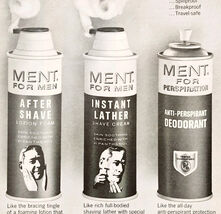 1966 Ment For Men Aftershave Lather Deodorant Advertisement Vtg Shaving ... - €8,57 EUR