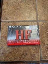 Sony High Fidelity Hf 60 Minute Blank Cassette Tape New Sealed - £6.66 GBP