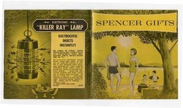Spencer Gifts 32 Page Catalog 1968 Killer Ray Lamp - £14.00 GBP