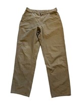 SOREL Mens Pants Tan STRAIGHT LEG Cotton Chino Flat Front Works Pants Sz... - $28.79