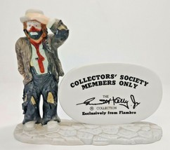 Emmett Kelly Jr Collectors&#39; Society Members Only Figurine - $313.71 MXN