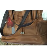 Tignanello Super Stitch Drawstring Shopper Cognac NWT - £75.93 GBP