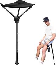 Portable Stool Height Adjustable Seat Retractable Outdoor Fishing Chair - £25.91 GBP