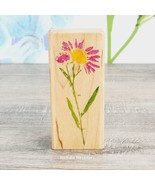Rubber Stampede Daisy Stem 2873E Single Flower Wood Mounted Rubber Stamp - £3.93 GBP
