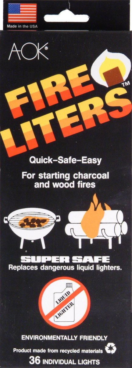 FIRE LITERS 10836 36Pkfire Lighter Cube - $19.27