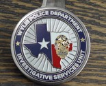 Wylie Police Department Texas Investigative Services Unit Challenge Coin... - £30.81 GBP
