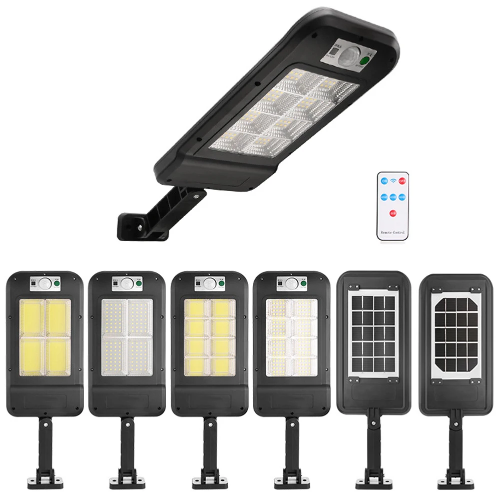 1200W 160 COB Solar LED Street Light Waterproof PIR Motion Sensor Smart Remote C - £248.87 GBP