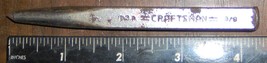 Vintage Center Punch 3/8&quot; x 4 1/4&quot;  USA CRAFTSMAN 42861 - £31.04 GBP