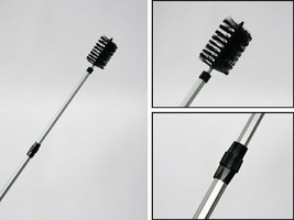 Pond Brush, Telescoping Handle to 70&quot;,  Algae Cleaning Hard to Reach Pon... - $46.48