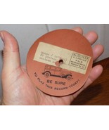 Vintage 1932 Cardboard Record Great American Value Advertising - €29,67 EUR