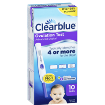 Clearblue Advanced Digital Ovulation Test Kit provides 10 tests - $126.32