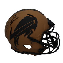 Josh Allen Autographed Buffalo Bills 2023 STS Authentic Speed Helmet Beckett - £864.99 GBP