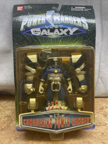 Primary image for 1998 Bandai Mighty Morphin Power Rangers Lost Galaxy Blue Conquering Ranger JD
