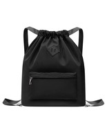 Drawstring Backpack Sports Gym Backpack Waterproof String Bag Beach Bag - £21.19 GBP