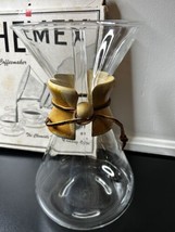 Vintage Chemex Coffee Maker with Original Filters Makes 2-8 cup - $53.22
