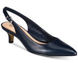 Bella Vita Scarlett Women Pointed Toe Slingback Heels Size US 12M Navy L... - $34.65
