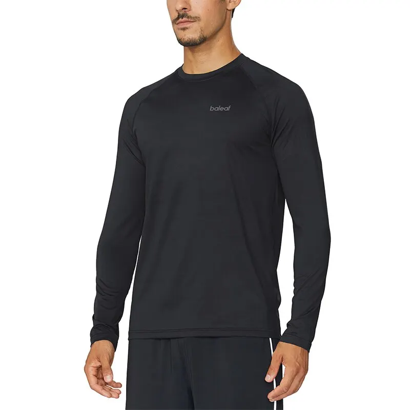 BALEAF Men&#39;s Long Sleeve Running Quick Dry Workout Shirts Athletic T-Shirts - $181.76