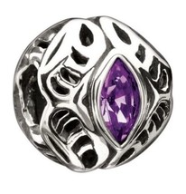 Authentic Chamilia Celebrations February Birthstone Bead 2025-0808 - $28.49