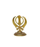 SHAGUN Classic Khanda Sahib Symbol in Metal ShowPiece for Gurudwaras FRE... - $25.99
