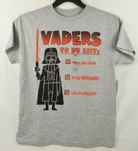 Star Wars - Vader&#39;s To Do List - Kids T-Shirt Size 12/14 - Mad Engine - £9.59 GBP