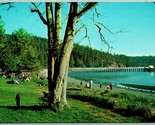 Bowman Bay Deception Pass State Park Washington WA UNP Unused Chrome Pos... - $2.92
