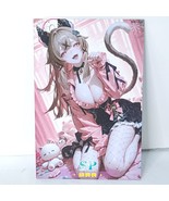 Xilonen Neko Waifu Card Anime Lollipop Girl Matchmaker Art Oversized Boa... - $426.68 MXN