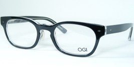 OGI 6002 106 BLACK /CRYSTAL EYEGLASSES GLASSES PLASTIC FRAME 50-20-145mm - $79.20