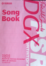 Yamaha Song Book for DGX Portable Grand &amp; PSR Portatone Keyboards 27 Songs 52 Pg - £15.60 GBP