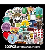 100 pcs Minicraft Sticker Game Cartoon Graffiti Stickers Suitcase Guitar... - $11.99