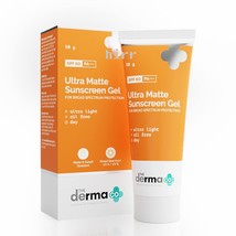 The Derma Co Ultra Matte Sunscreen Gel with SPF 60 PA +++  50 grams - £24.41 GBP