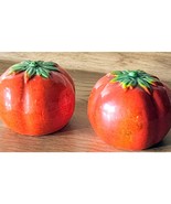 Vintage Salt &amp; Pepper Shakers Ceramic Red Tomatoes Japan See Pictures - $222.34 MXN