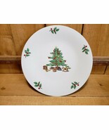  Holiday Hostess by Tienshan Cake Plate Christmas Tree 10 1/2&quot; (Trim, Go... - $24.84 CAD
