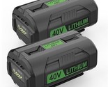 2Pack Op4060 6.5Ah 40V Battery Replacement For Ryobi 40V Battery Op4050A... - $203.99