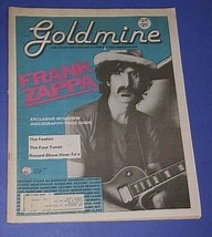 Frank Zappa Goldmine Magazine vintge 1989 Interview The Beatles The Four... - $951.63 MXN