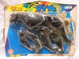 Vintage Retro Old Takara Henshin Cyborg Jaguar Outfits Black Panther - $3,735.43 MXN