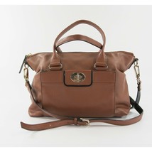 Kate Spade Dark Roast Brown Leather Hampton Road Janie Satchel Bag EUC - £65.93 GBP