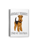 Airedale Terrier Spiral Notebook - Ruled Line, Journal - $23.99