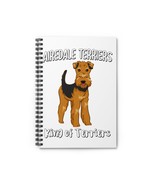 Airedale Terrier Spiral Notebook - Ruled Line, Journal - £19.17 GBP