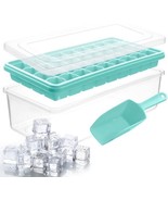 Silicone Ice Cube Tray with Lid and Bin - Aqua - $5.89