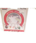 HO TRAINS- MODEL POWER 5706- SITTING PEOPLE- PAINTED- - NEW- M12 - $141.33 MXN