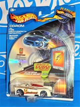 2002 Planet HotWheels.Com Electrical Car Monoposto White w/ PR5s &amp; CD-ROM #1 - £3.89 GBP