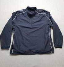 Greg Norman Jacket Mens XXL Blue Pockets Zip Outdoor 2XL Windbreaker - $34.55 CAD