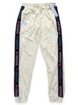 Kappa Mens White Cream/ Black Blue Logo Tape Alic 2 Activewear Track Pants - £53.02 GBP