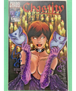 Signed ￼Chastity: Theatre of Pain #1 February 1997 Chaos! NM Signed,  ￼ - $1,503.06 MXN
