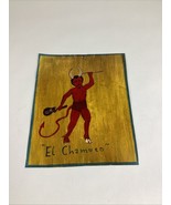 El Chamuco - The Devil Hand Painted Folklore Picture - 12x9.5” - $20.37 CAD