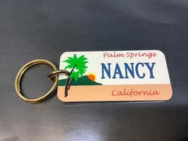 Vintage Keyring Palm Spring Keychain California Usa Ancien Porte-Clés Nancy - £5.90 GBP