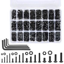 The Pgmj 1500Pc.M2 M3 M4 M5 Hex Screws Nuts Washers Kit,304, And Washers. - $39.99