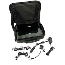 Sylvania Portable DVD Player SDVD1030 in Carrying Case with Cords and Headphones - £27.29 GBP